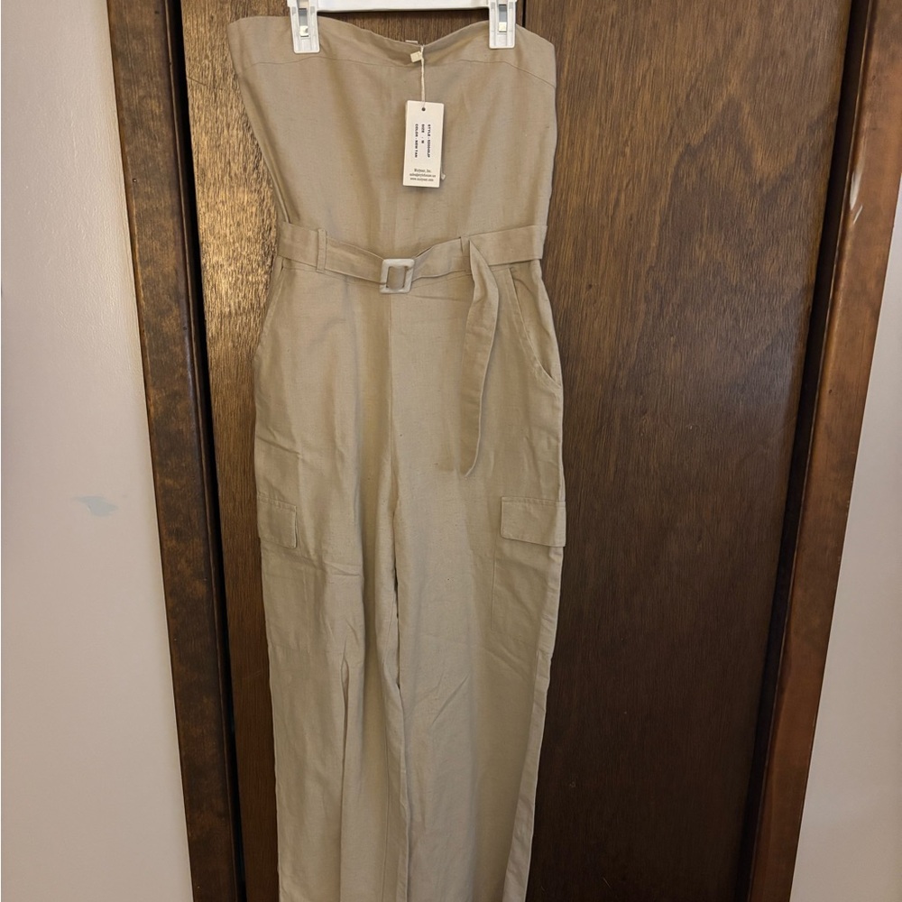 Stylish Tan Jumpsuit